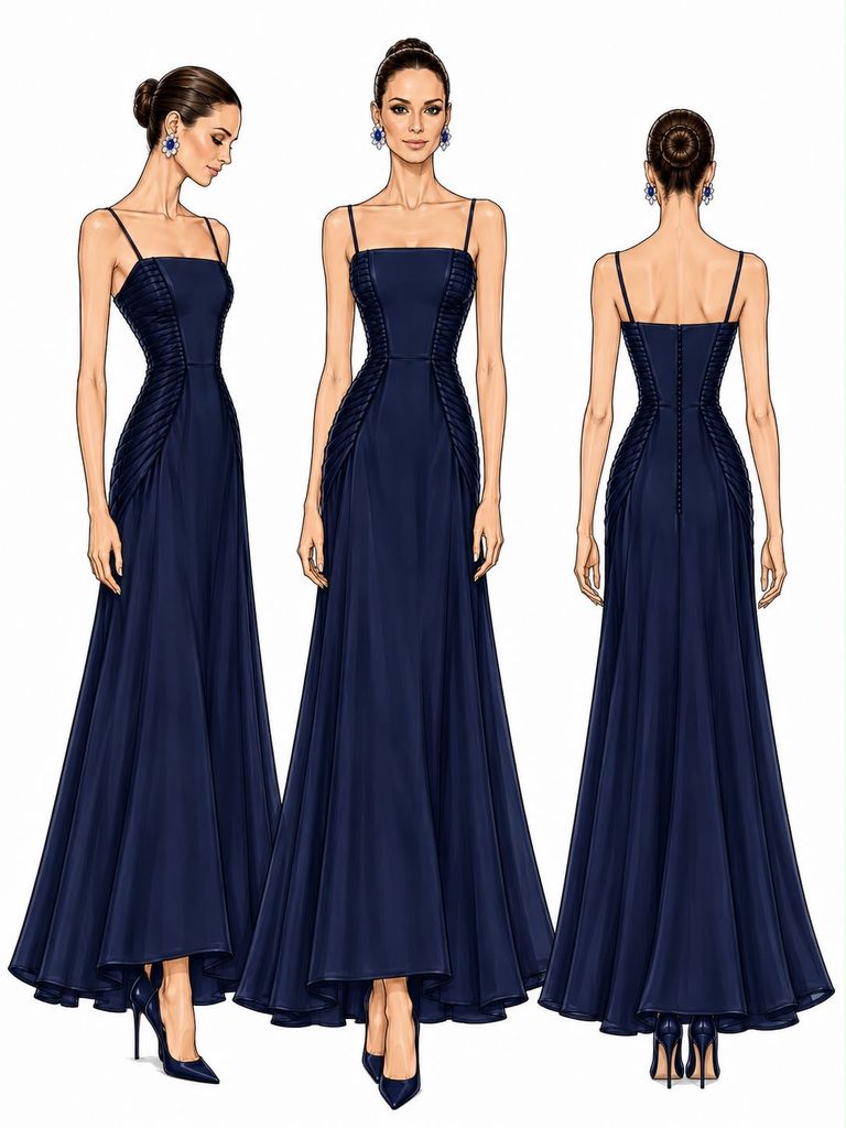 Vestido de Nicolás Montenegro para Eva González.