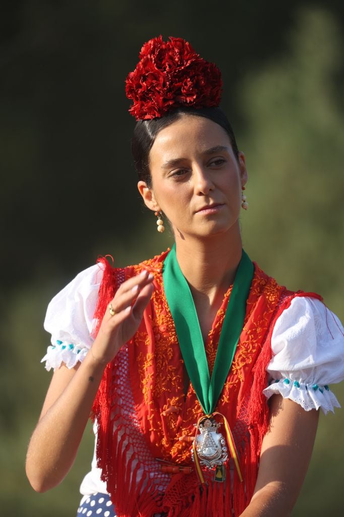 Victoria Federica durante la romería de El Rocío