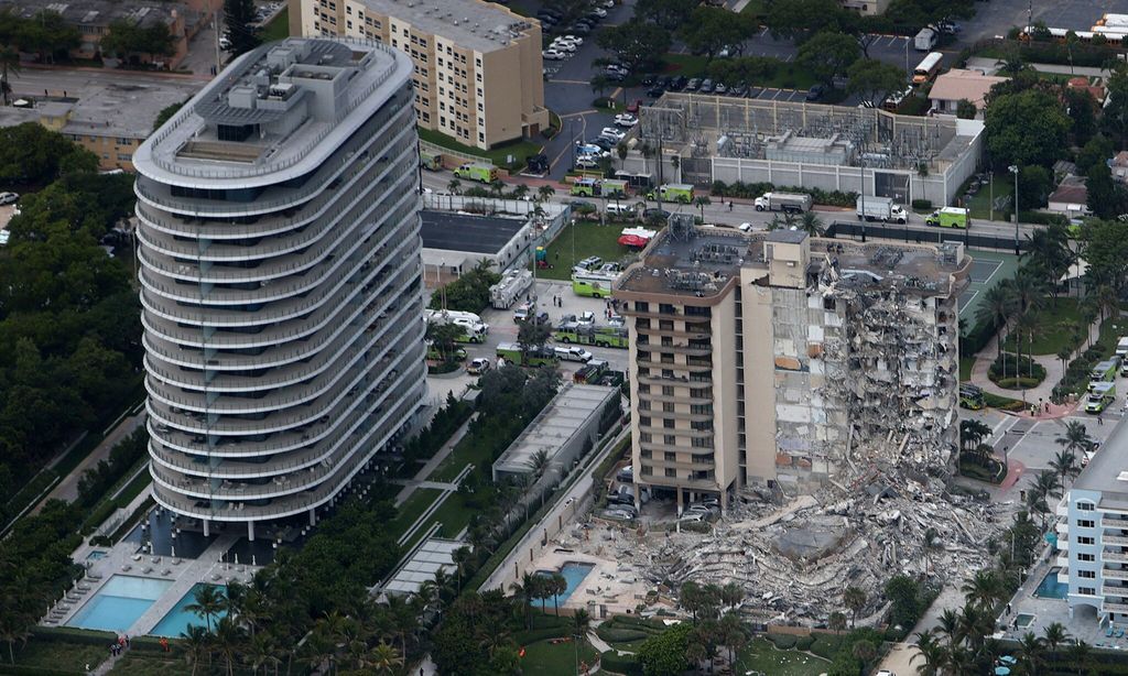 Colapso edificio en Miami Beach