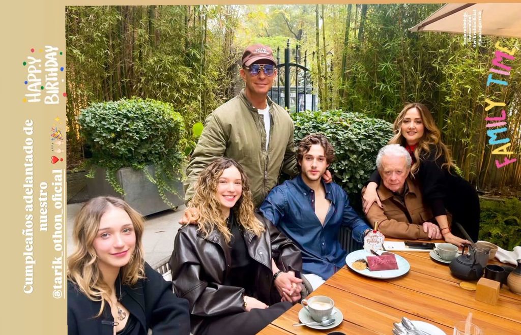 Andrea Legarreta y Erik Rubín celebraron a Tarik Othón