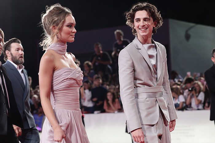 Thimothée Chalamet y Lily-Rose Depp