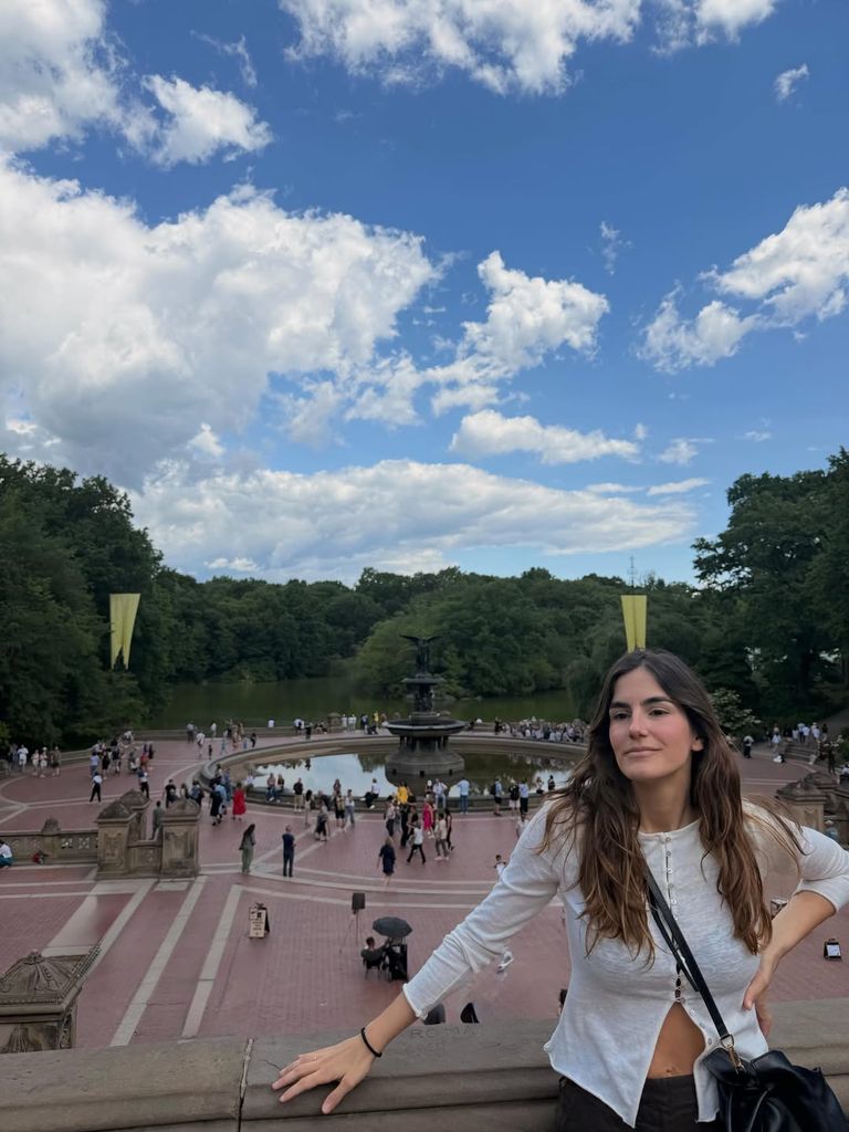 Blanca, en Central Park