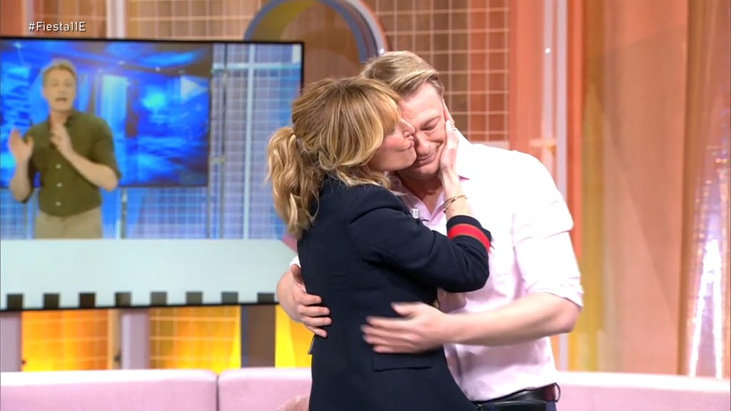 Emma y Richard, muy emocionados tras lo ocurrido