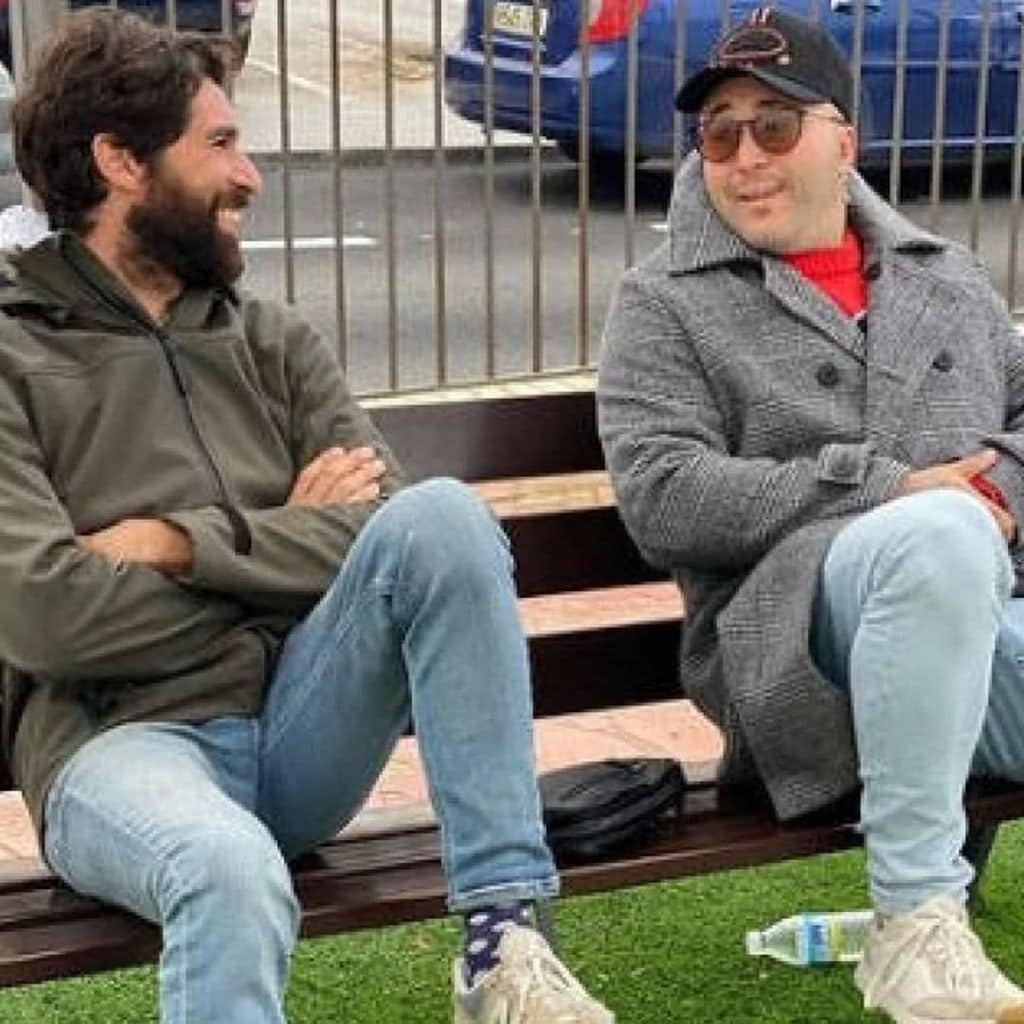 Una de las imágenes que ha compartido el cantante con su hermano mayor