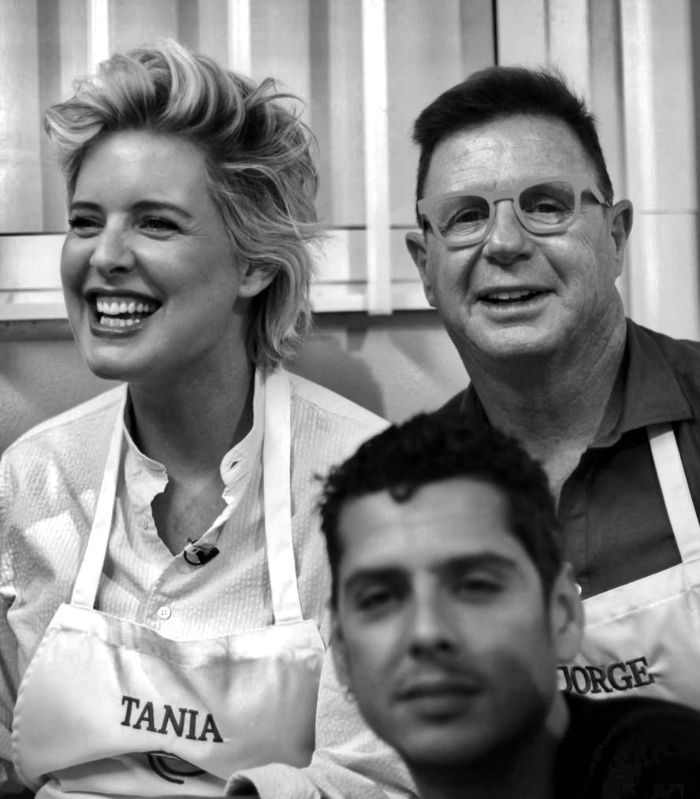 Tania Llasera, Jorge Cadaval y Eduardo Casanova