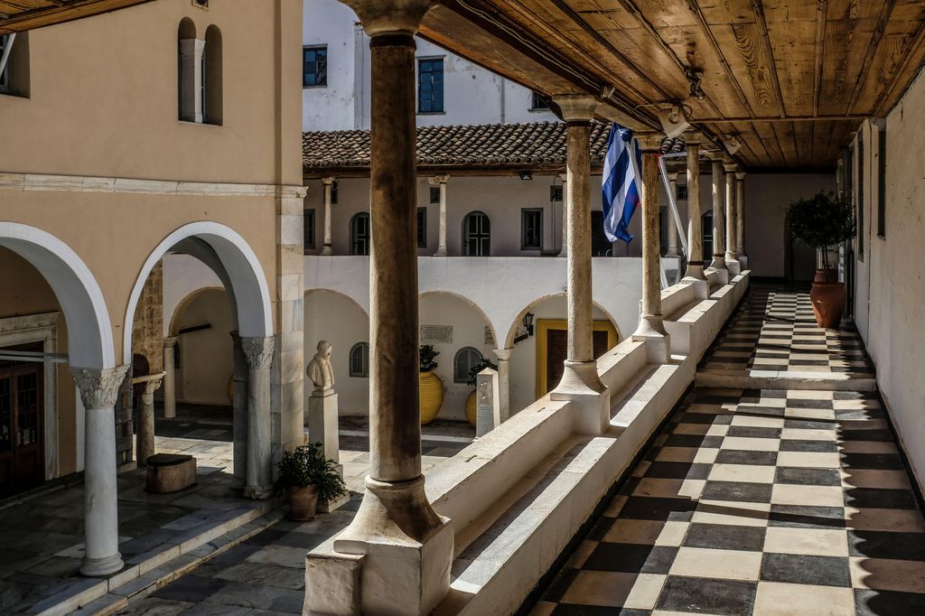 Catedral de Santa María de la Asunción en Hydra, Grecia