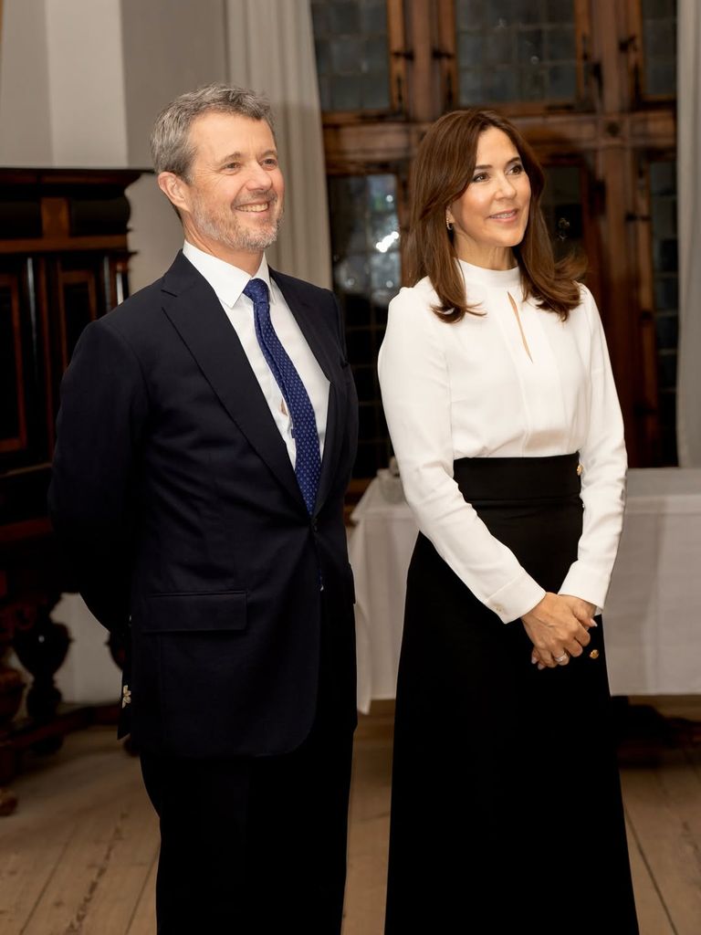 Mary de Dinamarca en la cena oficial de cónsules celebrada en el Castillo de Kronborg.