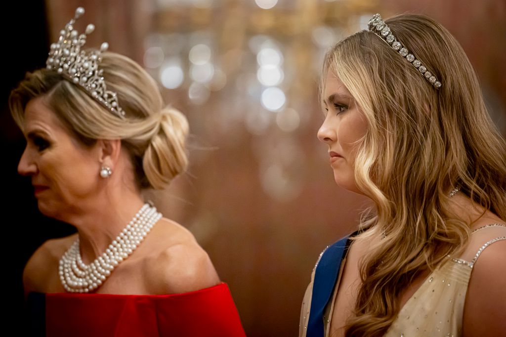 La reina Máxima y su hija Amalia de Holanda