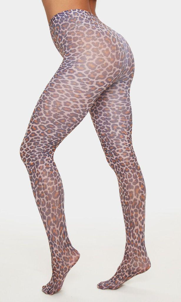 medias animal print de pretty little thing