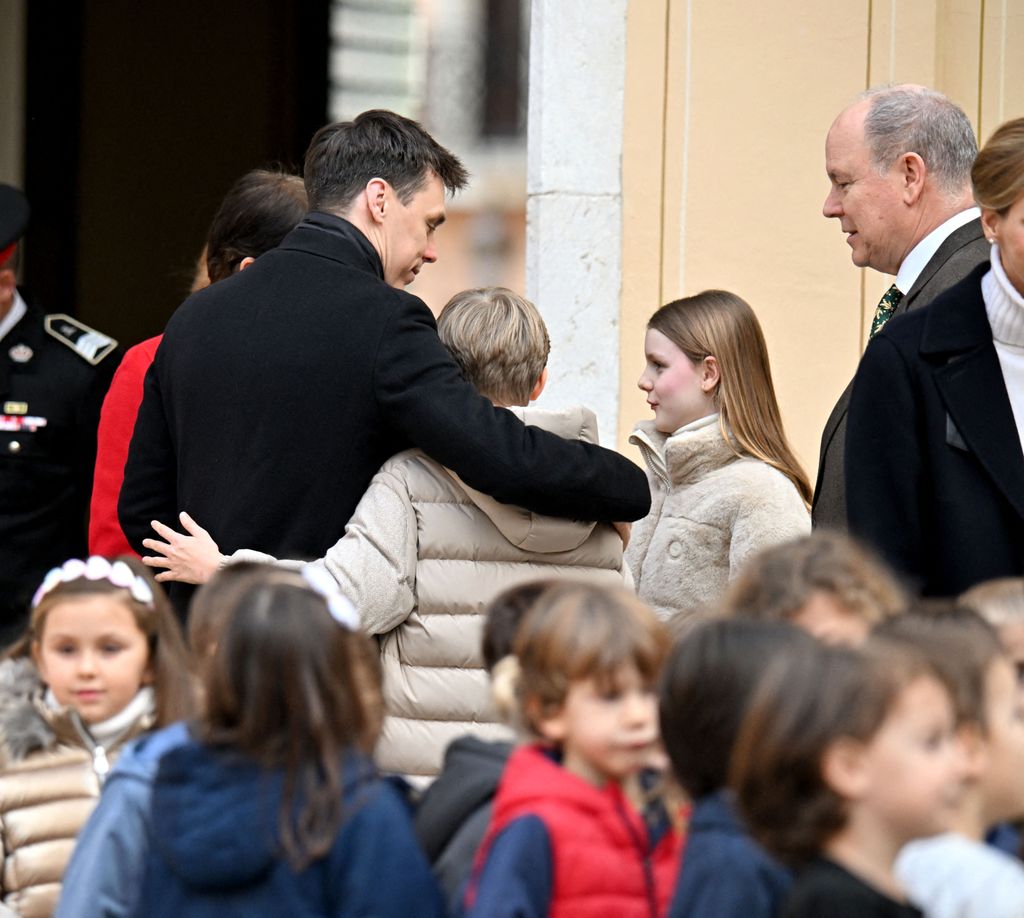 Louis Ducruet, hijo de Estefanía de Mónaco, con su primo