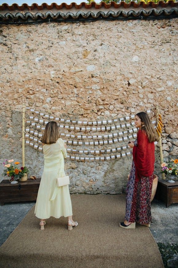 Boda de Ale y Álex, decorada por sus amigos
