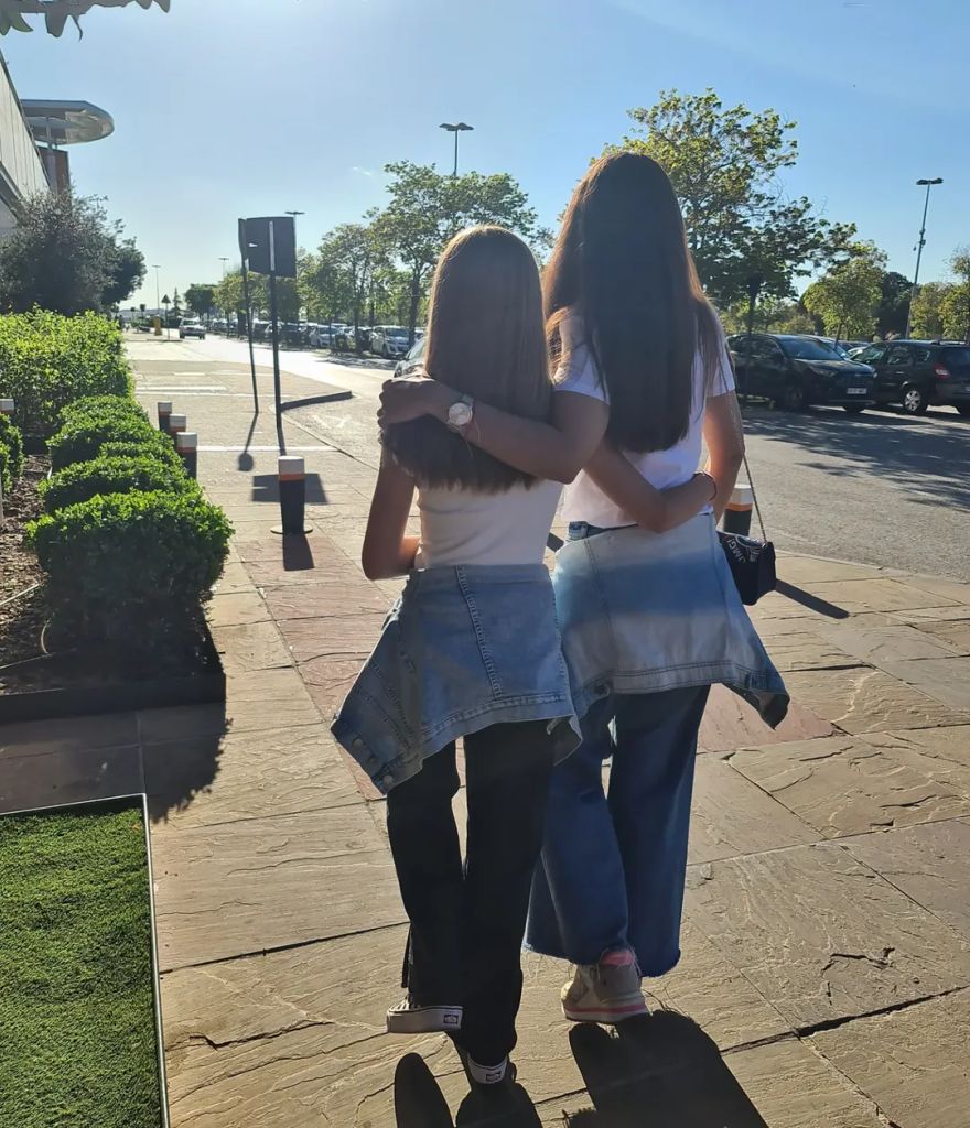 Nuria Fergó y su hija