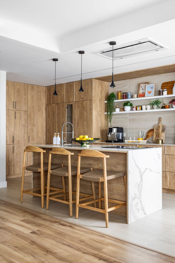 Cocina abierta.