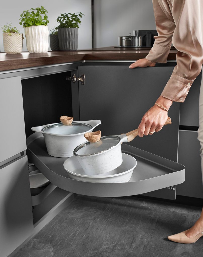 Organizados muebles cocina