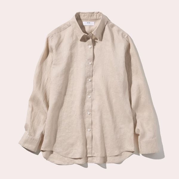 Camisa 100% lino prémium