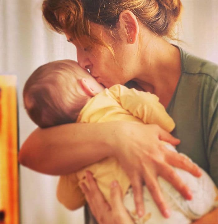 Toñi Moreno con su hija Lola