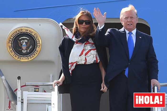 Trump, recibido por Isabel II en Buckingham