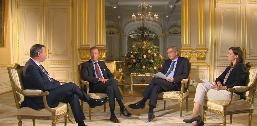 Guillermo de Luxemburgo y Enrique de Luxemburgo el 8 de septiembre de 2024