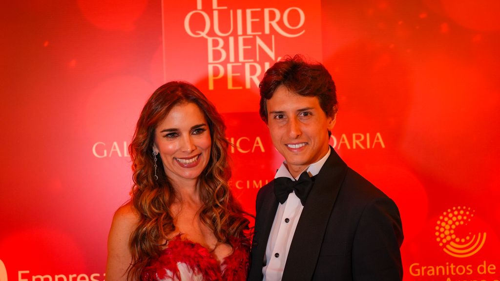 Ingrid y Andrés, momentos antes de comenzar la gala benéfica