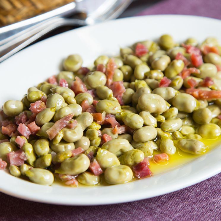Habas con jamón.