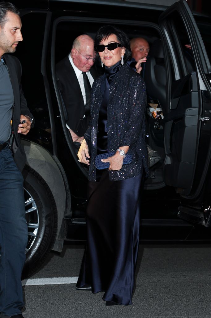 Kris Jenner en la fiesta previa a la MET Gala