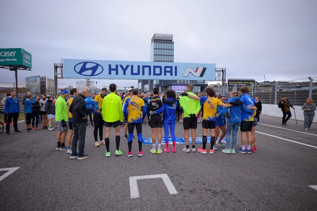 Presentación y entrenamiento de la carrera