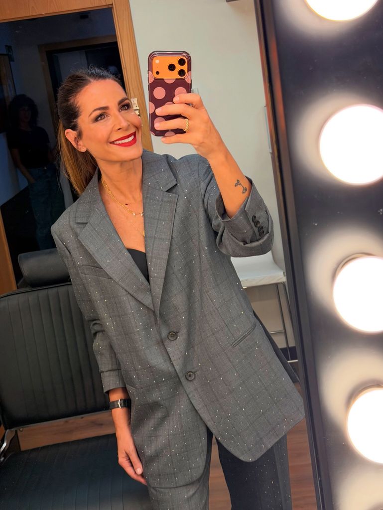 Nuria Roca durante la tertulia de actualidad de El Hormiguero.
