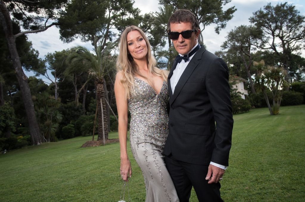 Antonio Banderas y Nicole Kimpel
