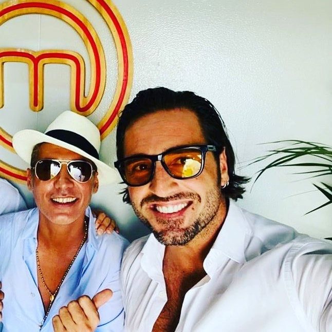 David Bustamante y Pitingo en 'MasterChef Celebrity'