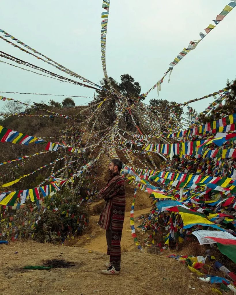 Raydem, durante su viaje a Nepal