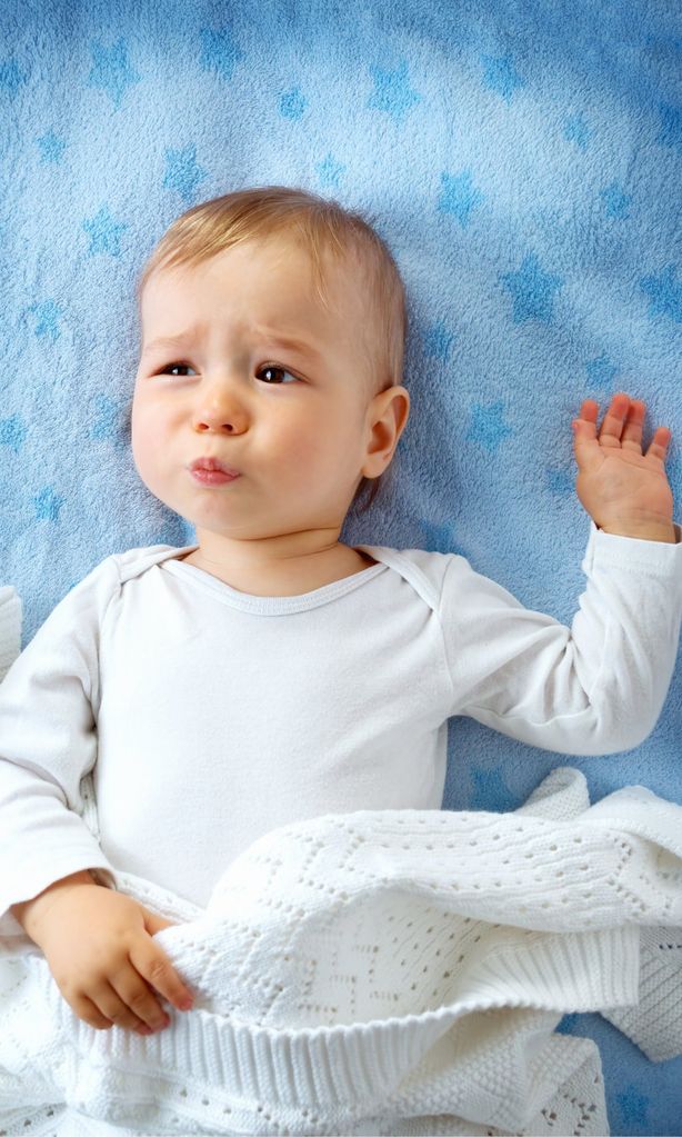 Bebé con virus respiratorio sincitial