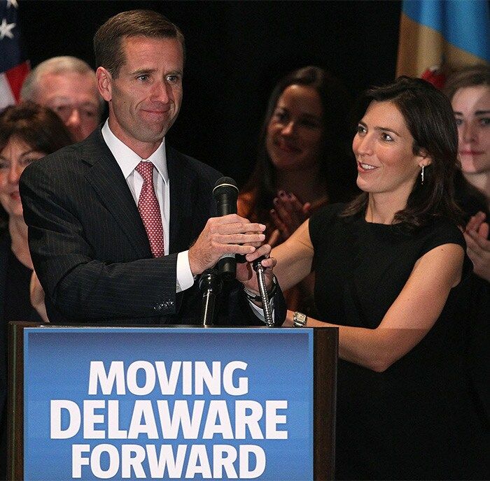 Hallie y Beau Biden