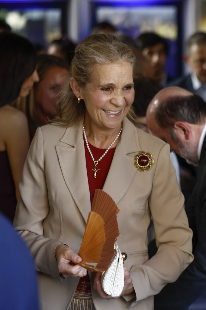 La infanta Elena durante los premios Gloria del Deporte 