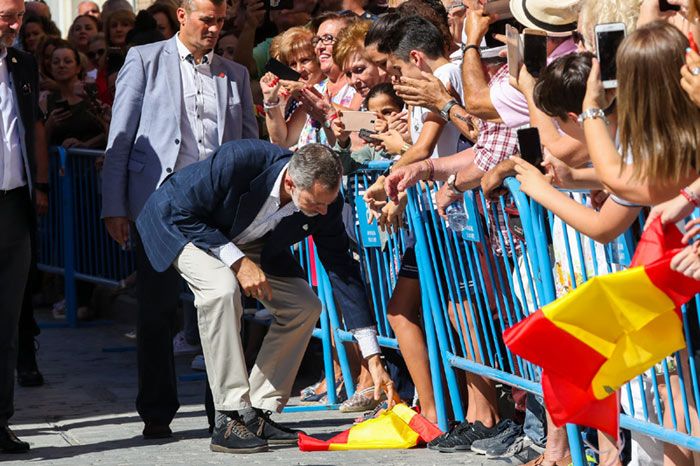 Los reyes Felipe y Letizia en Orihuela