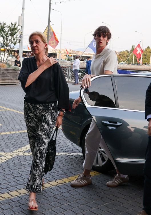 Infanta Cristina y su hijo Pablo 