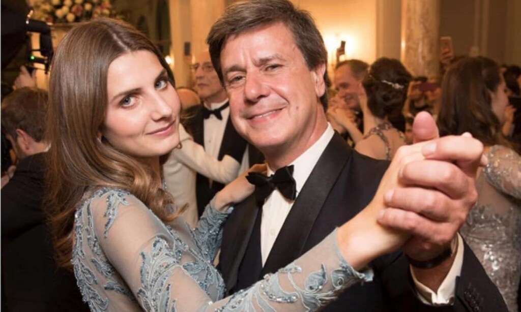 Cayetano Martínez de Irujo y su hija Amina