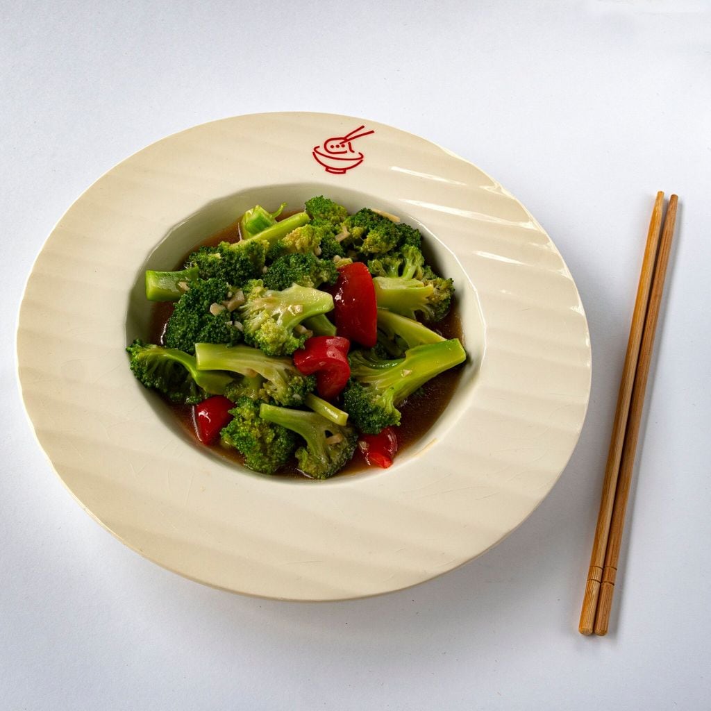 In this photo illustration, vegetarian vegetable salad (bell