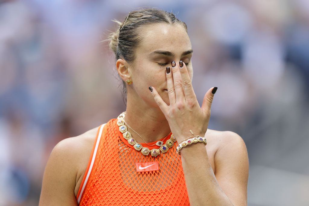 Aryna Sabalenka llevaba las uñas con efecto ojo de gato en el US Open 2026.