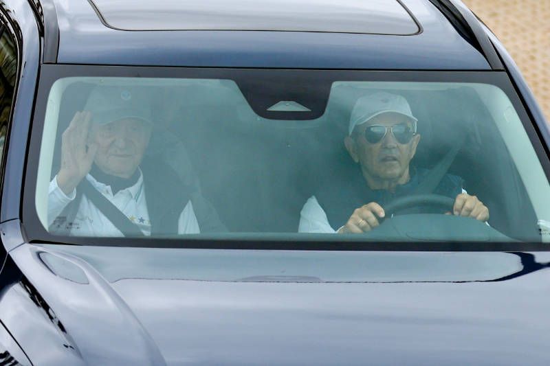 El rey Juan Carlos con su amigo Pedro Campos