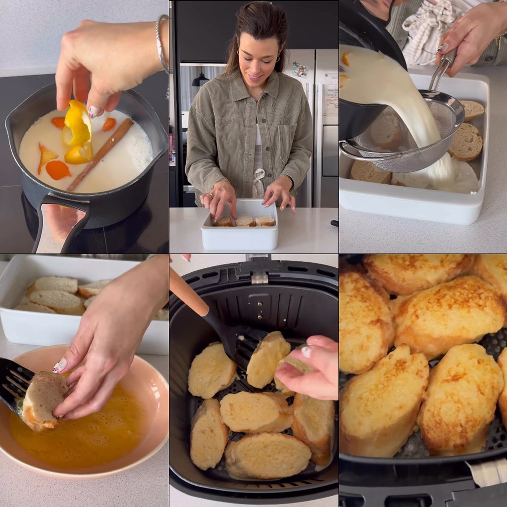 Marta sustituye la tradicional fritura por el cocinado con freidora de aire. 