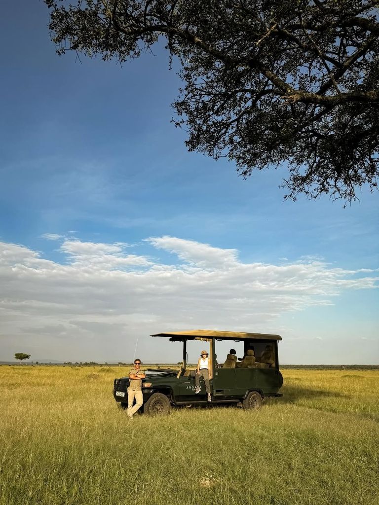 Marimar Vega y Jerónimo Rodríguez, en sus vacaciones en Kenia.