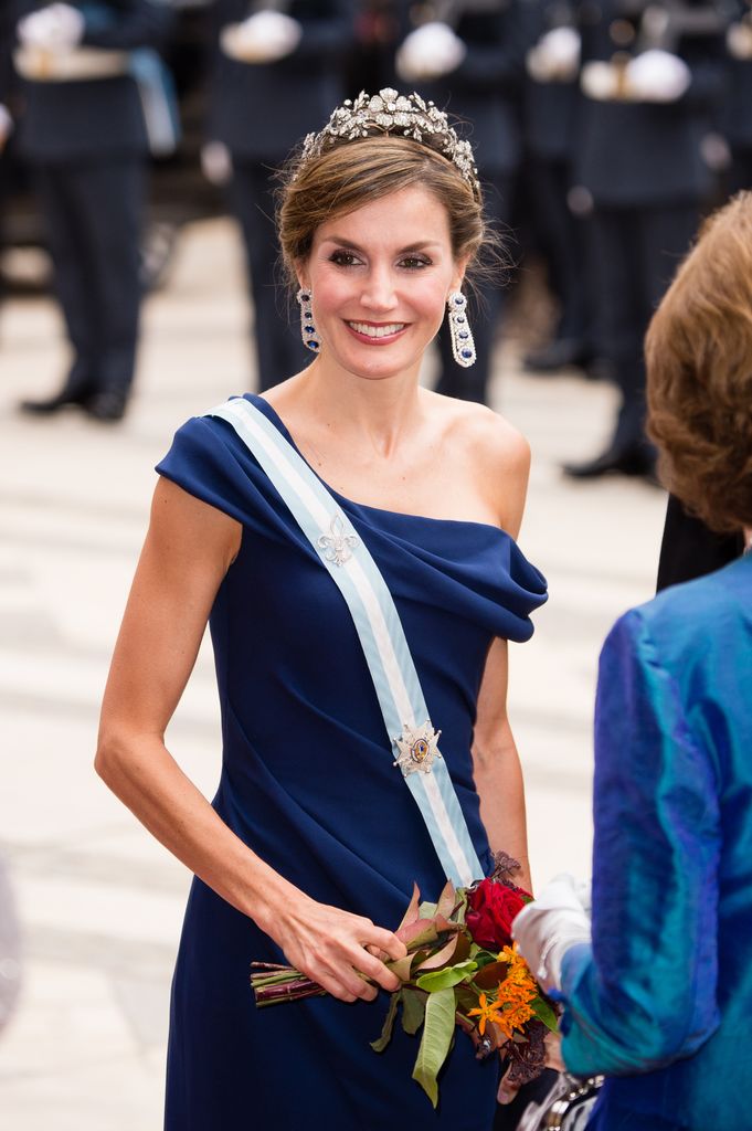 La reina Letizia en Londres en 2017