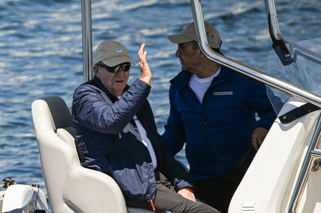 El rey Juan Carlos en una de sus últimas visitas a Galicia