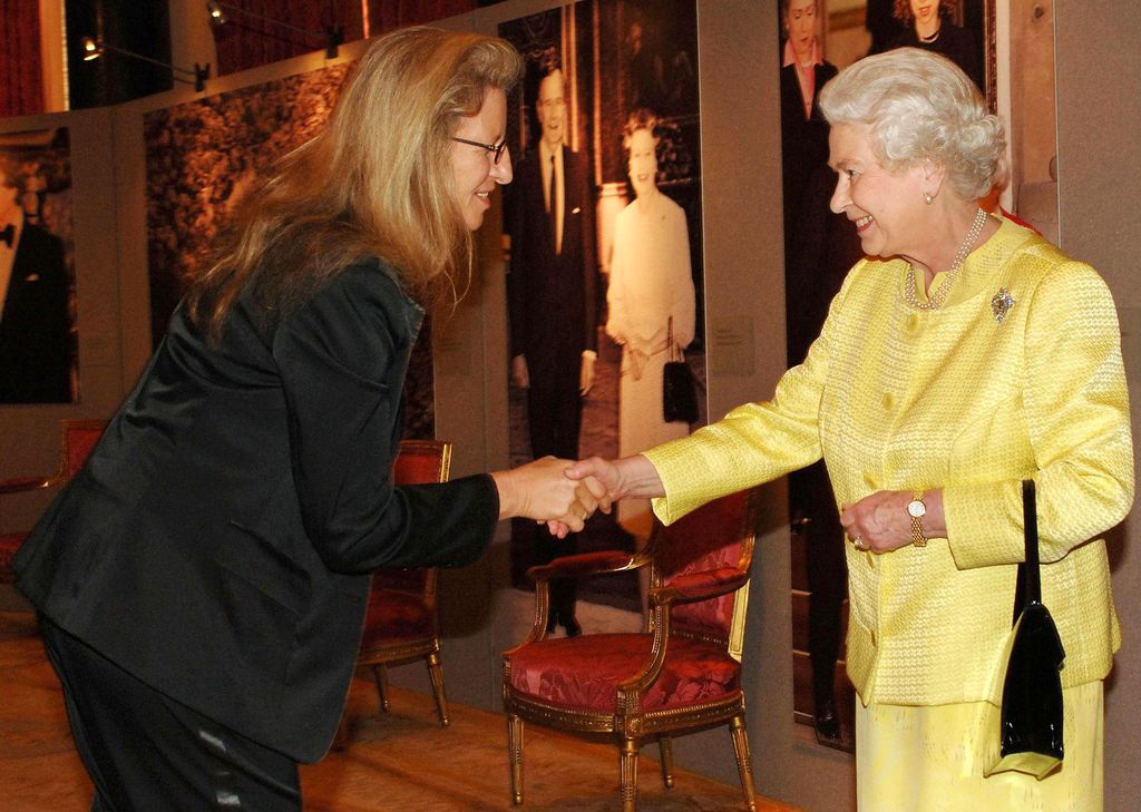 Annie Leibovitz con Isabel II en 2007
