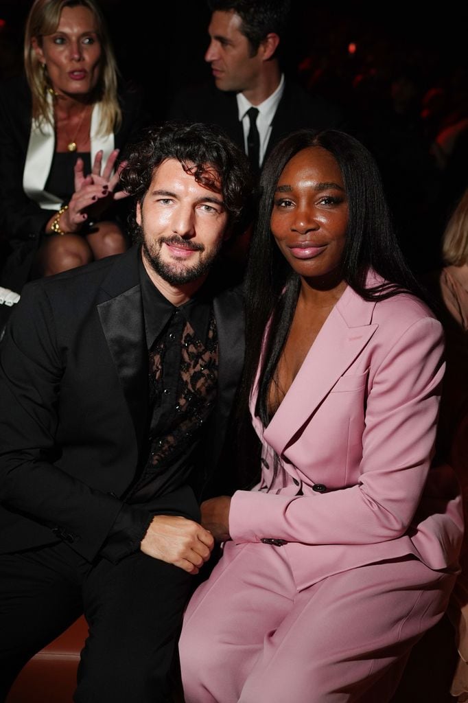 Andrea Preti y Venus Williams en la Semana de la Moda de Milán