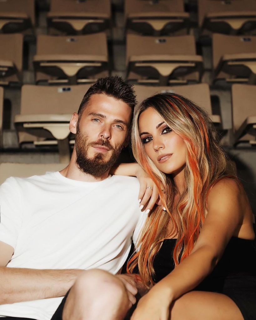 Edurne y David de Gea