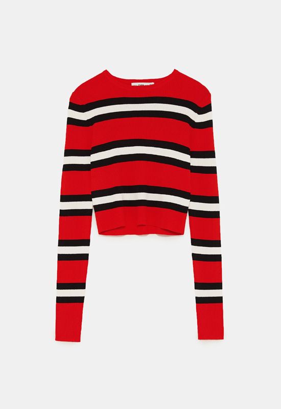 ZARA JERSEY CRop
