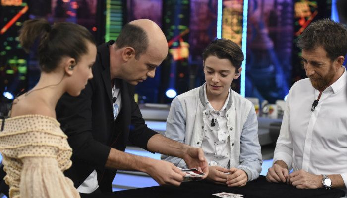 Jandro, Pablo Motos y los niños de 'Stranger things'
