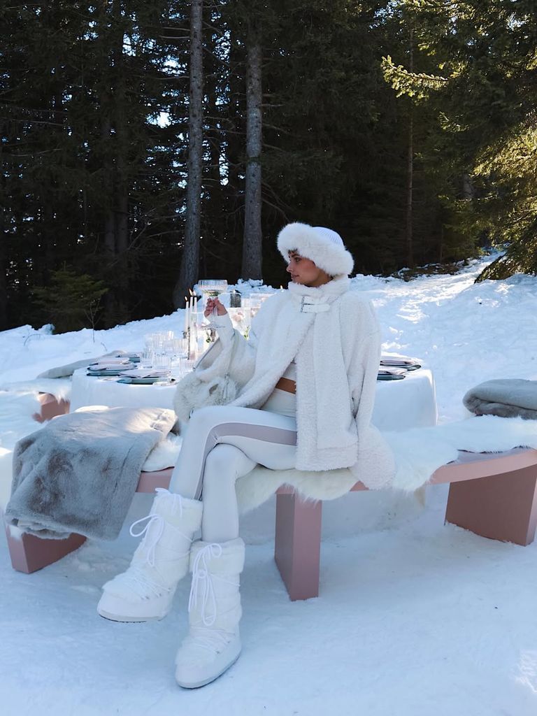 Taylor Hill hace unos días en Courchevel. 