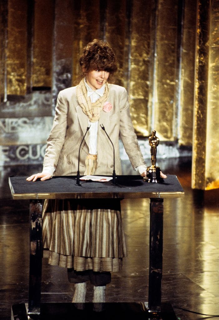 El traje de Armani con el que Diane keaton ganó el Oscar en 1978